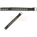 ACTIVE  Lederhalsband, 38 - 45 cm / 40 mm breit, aus...