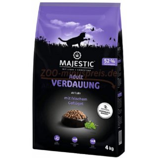 Majestic Katzenfutter Sensitiv Gourmet Verdauung, 1,8 kg und 4 kg , fr sensible Katzen mit einem empfindlichen Verdauungssystem 611349 Verdauung Gourmet 4 kg