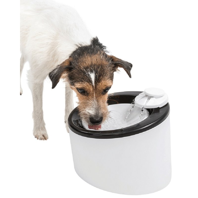 Hunde Trinkbrunnen, Liter 2 - € Triple Flow Haustierbeda, Wasserautomat 35,99